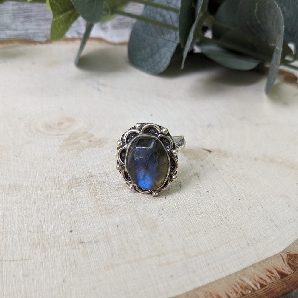 Hand Crafted Labordorite Ring - image 4